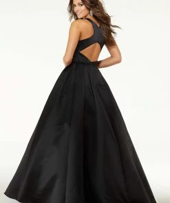 Mori Lee - 45025 Scoop Neck Beaded Pleated A-line Dress 7 Mori Lee - 45025 Scoop Neck Beaded Pleated A-line Dress