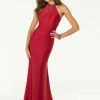 Mori Lee - 45040 Beaded Halter Neck Jersey Trumpet Dress Formal Gowns 1 Mori Lee - 45040 Beaded Halter Neck Jersey Trumpet Dress Formal Gowns