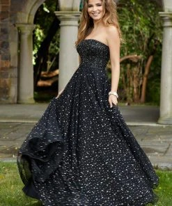 Formal Gowns Mori Lee - 45052 Strapless Beaded A-line Gown