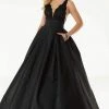 Formal Gowns Mori Lee - 45080 Beaded Taffeta Long Ballgown