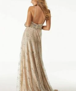 Mori Lee - 45082 Jewel Beaded Long Column Dress Formal Gowns 9 Mori Lee - 45082 Jewel Beaded Long Column Dress Formal Gowns