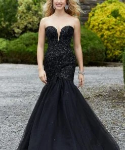 Mori Lee - 45096 Intricately Beaded Mermaid Long Dress 10 Mori Lee - 45096 Intricately Beaded Mermaid Long Dress