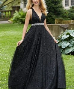 Formal Gowns Mori Lee - 45097 Iridescent Glittered And Jeweled Ballgown 11 Formal Gowns Mori Lee - 45097 Iridescent Glittered And Jeweled Ballgown