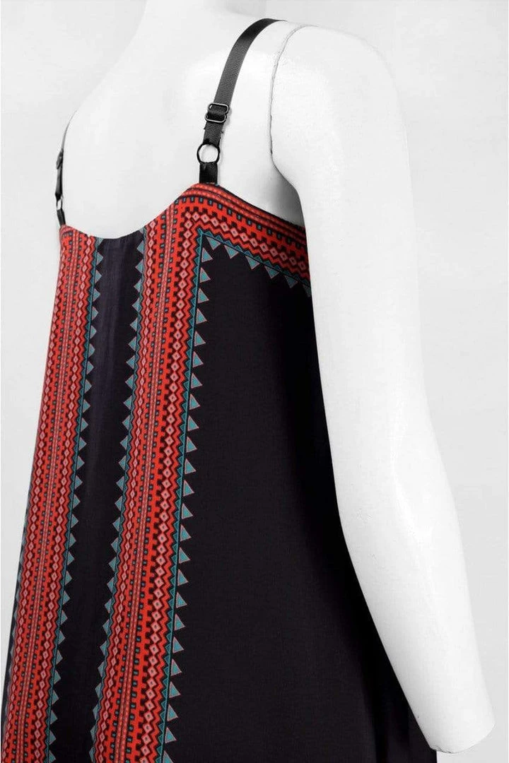 Muse - M3231M Box Pleated Jersey Trapeze Dress Cocktail Dresses 5 Muse - M3231M Box Pleated Jersey Trapeze Dress Cocktail Dresses