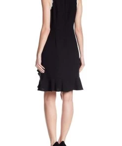 Nanette Nanette Lepore - NM8S10142 Embellished Jewel A-line Dress Cocktail Dresses