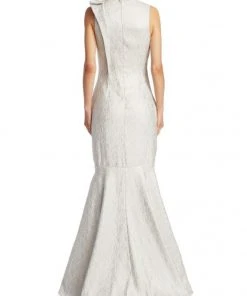 Formal Gowns Nero By Jatin Varma - 480073 Ruffle Accented Brocade Gown 7 Formal Gowns Nero By Jatin Varma - 480073 Ruffle Accented Brocade Gown