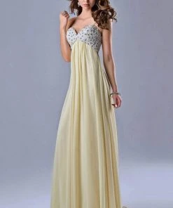 Nina Canacci - 1095 Dress In Yellow Formal Gowns