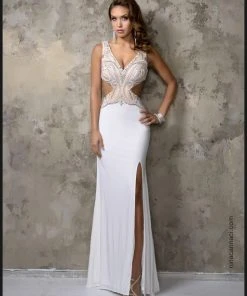 Formal Gowns Nina Canacci - 1217 Dress In Ivory
