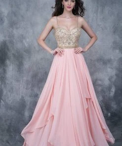 Nina Canacci - 1366 Bedazzled Sweetheart A-line Dress