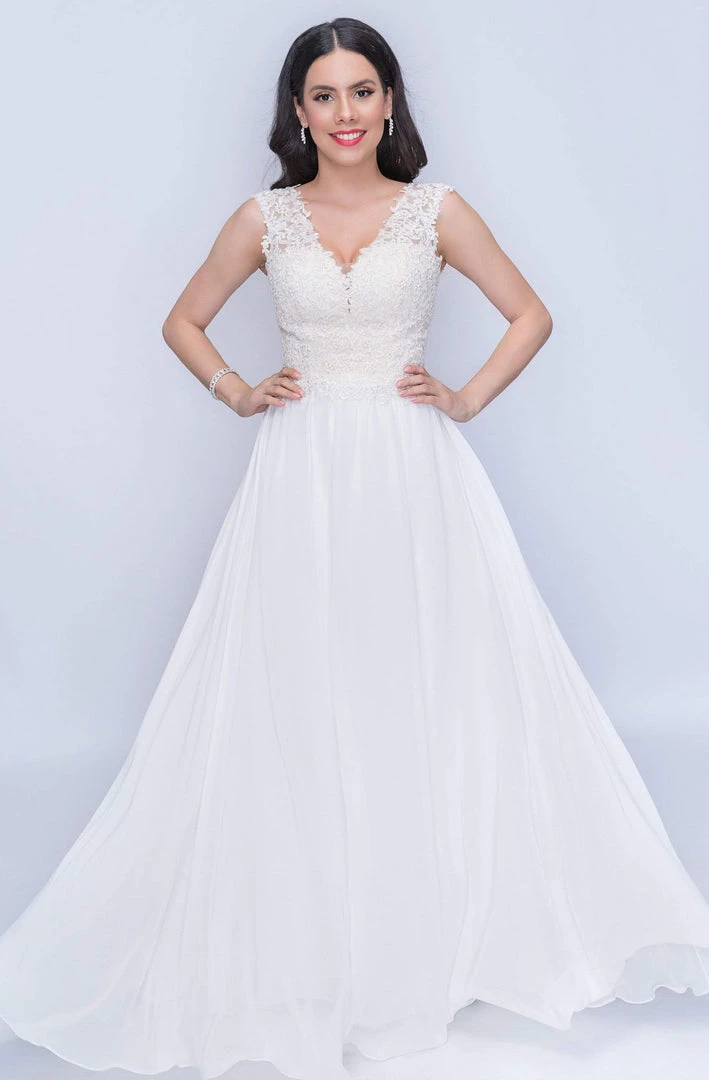 Nina Canacci - 1449 Embellished Lace Bodice A Line Gown Formal Gowns 3 Nina Canacci - 1449 Embellished Lace Bodice A Line Gown Formal Gowns
