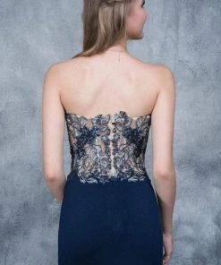 Formal Gowns Nina Canacci - 2117 Embroidered Illusion Corset Gown
