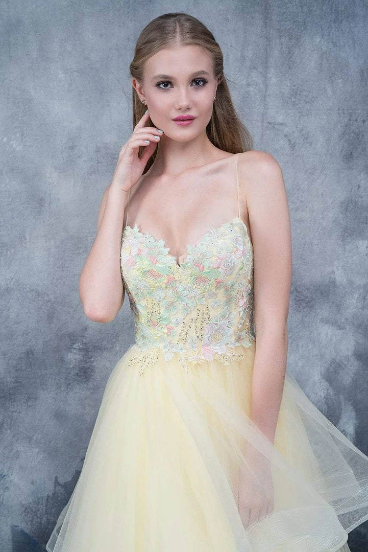 Formal Gowns Nina Canacci - 5121 Sweetheart Lace Beaded Ruffle Tier Gown 6 Formal Gowns Nina Canacci - 5121 Sweetheart Lace Beaded Ruffle Tier Gown