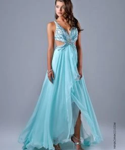 Nina Canacci - 6018 Dress In Light Blue