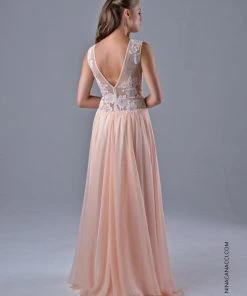 Nina Canacci - 7111 Dress In Peach 5 Nina Canacci - 7111 Dress In Peach