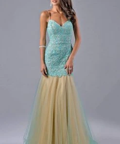 Nina Canacci - 7311 Dress In Mint Nude