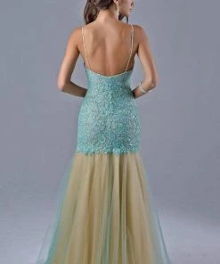 Nina Canacci - 7311 Dress In Mint Nude