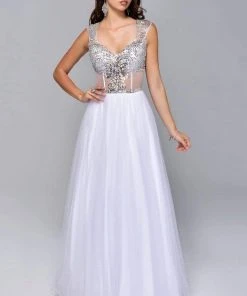 Nina Canacci - 8035 Dress In White Formal Gowns