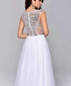 Nina Canacci - 8035 Dress In White Formal Gowns