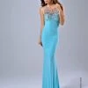 Nina Canacci - 8038 Dress In Aqua 2 Nina Canacci - 8038 Dress In Aqua