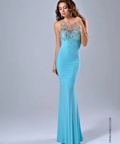 Nina Canacci - 8038 Dress In Aqua