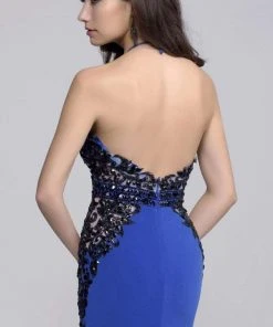 Formal Gowns Nina Canacci - 8130 Dress In Royal/Black