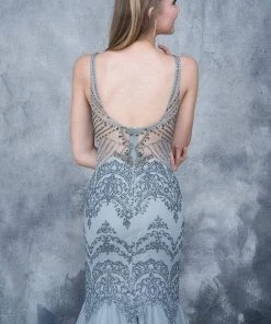 Formal Gowns Nina Canacci - 8142 Jeweled V-neck Mermaid Dress 13 Formal Gowns Nina Canacci - 8142 Jeweled V-neck Mermaid Dress