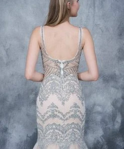 Formal Gowns Nina Canacci - 8142 Jeweled V-neck Mermaid Dress 10 Formal Gowns Nina Canacci - 8142 Jeweled V-neck Mermaid Dress