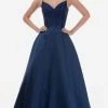 Nina Canacci - V-Neck Embroidered Lace Ballgown 2250 - 1 Pc Royal In Size 8 Available Formal Gowns 1 Nina Canacci - V-Neck Embroidered Lace Ballgown 2250 - 1 Pc Royal In Size 8 Available Formal Gowns