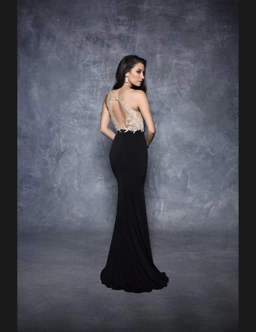 Formal Gowns Nina Canacci - V-Neck Long Prom Dress 7368 4 Formal Gowns Nina Canacci - V-Neck Long Prom Dress 7368