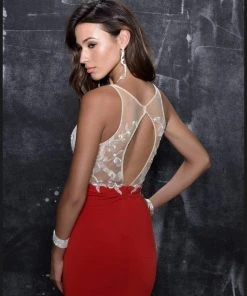 Formal Gowns Nina Canacci - V-Neck Long Prom Dress 7368 11 Formal Gowns Nina Canacci - V-Neck Long Prom Dress 7368