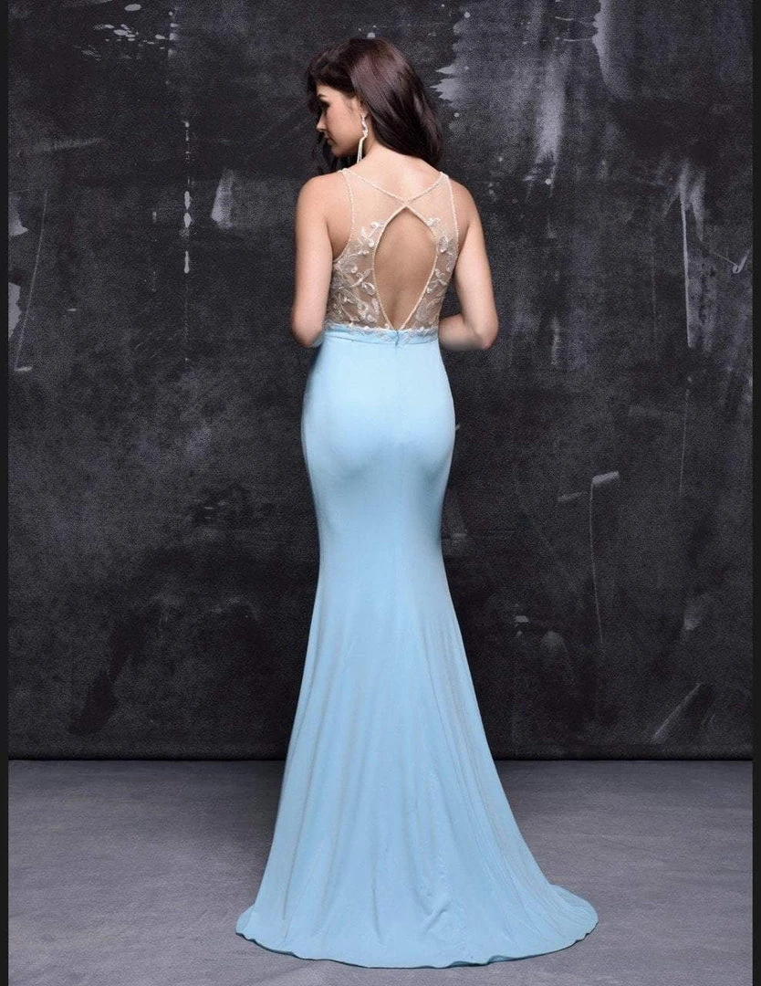 Formal Gowns Nina Canacci - V-Neck Long Prom Dress 7368 8 Formal Gowns Nina Canacci - V-Neck Long Prom Dress 7368