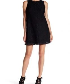 Nine West - 10647202 Sleeveless Floral Lace Cocktail Dress Cocktail Dresses
