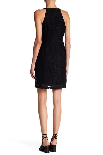 Nine West - 10648066 Halter Lace Sheath Cocktail Dress Cocktail Dresses 4 Nine West - 10648066 Halter Lace Sheath Cocktail Dress Cocktail Dresses
