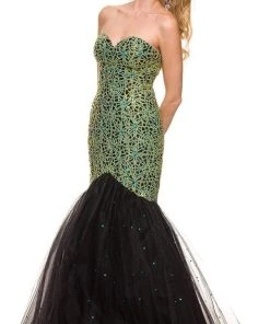 Nox Anabel - 3123 Embellished Sweetheart Mermaid Dress