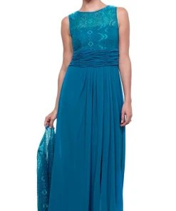 Formal Gowns Nox Anabel - 5136 Illusion Dress With Jacket 15 Formal Gowns Nox Anabel - 5136 Illusion Dress With Jacket