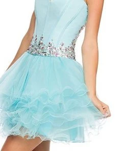 Nox Anabel - 6007 Strapless Cocktail Dress Cocktail Dresses