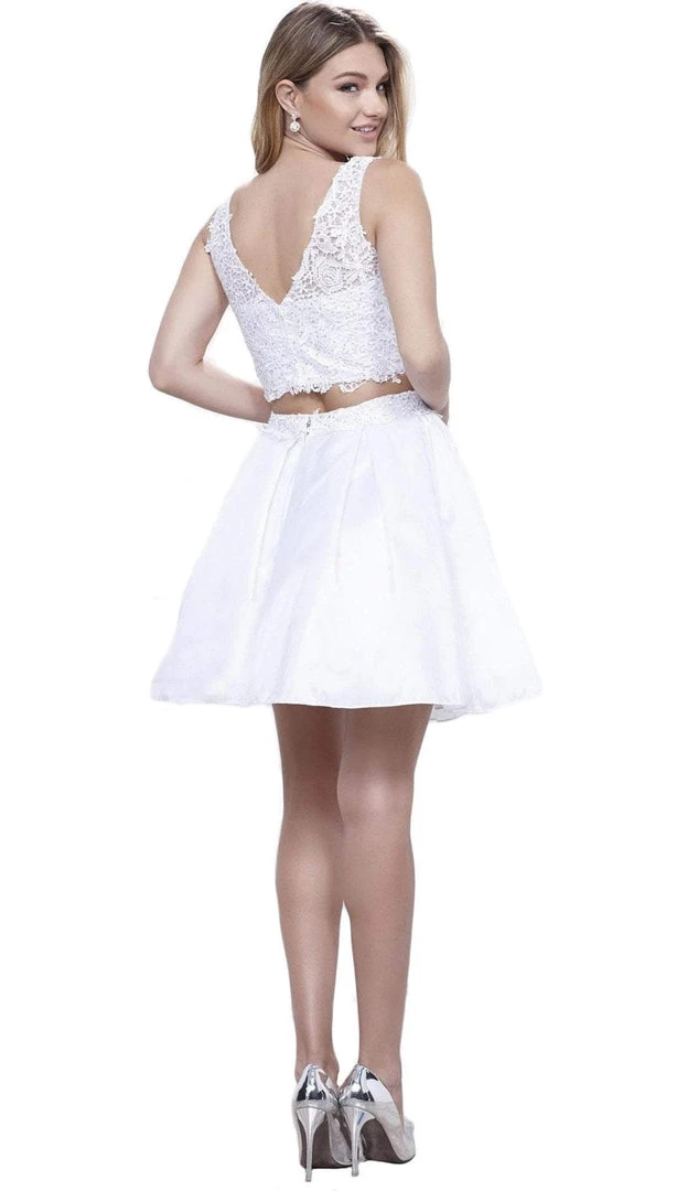 Nox Anabel - 6054 Embellished Bateau Neck Dress 4 Nox Anabel - 6054 Embellished Bateau Neck Dress