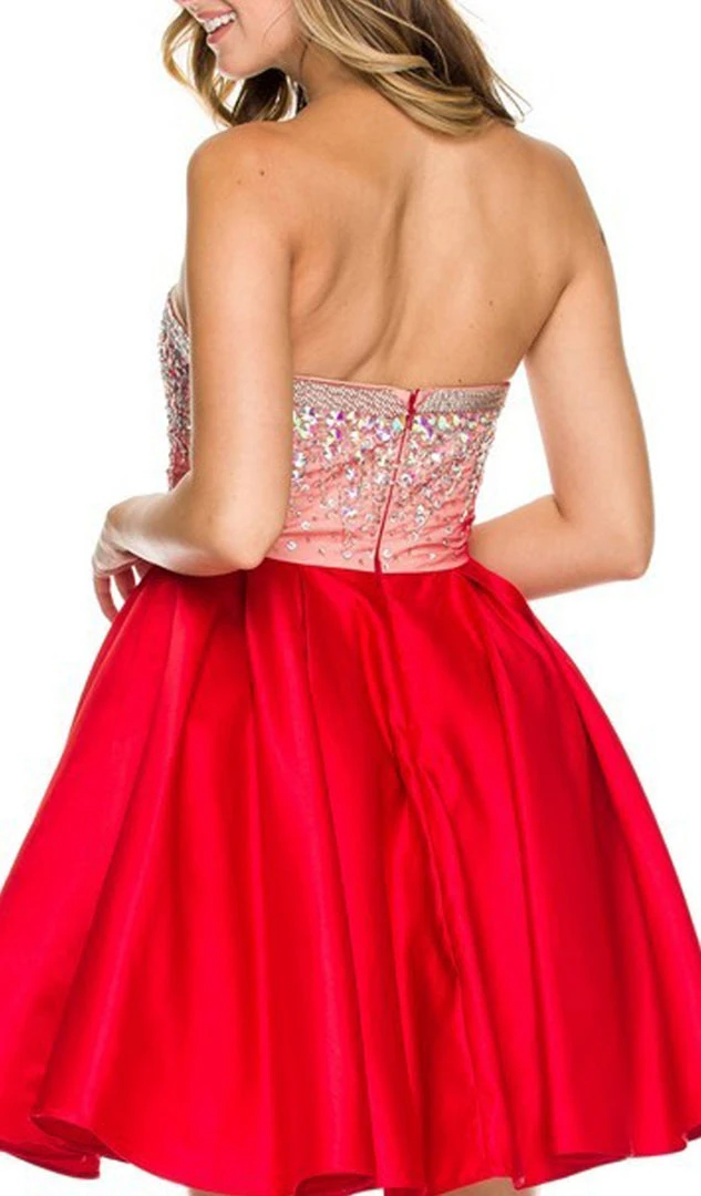 Nox Anabel - 6167 Beaded Cocktail Dress Cocktail Dresses 6 Nox Anabel - 6167 Beaded Cocktail Dress Cocktail Dresses