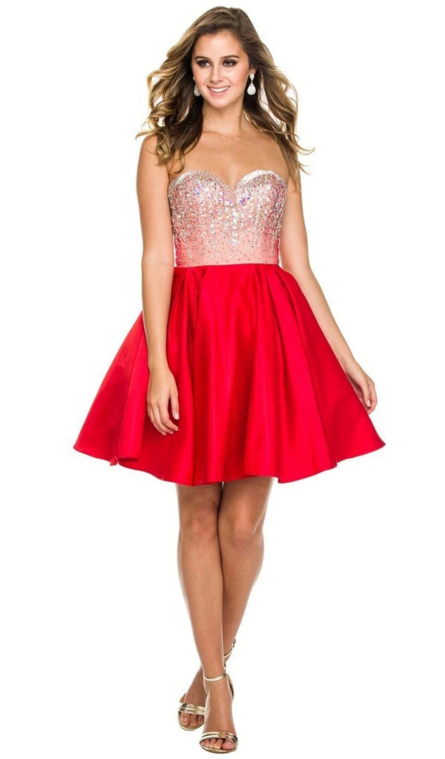 Nox Anabel - 6167 Beaded Cocktail Dress Cocktail Dresses 3 Nox Anabel - 6167 Beaded Cocktail Dress Cocktail Dresses