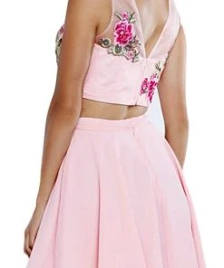 Nox Anabel - 6246 Two-Piece Chiffon Cocktail Dress Cocktail Dresses