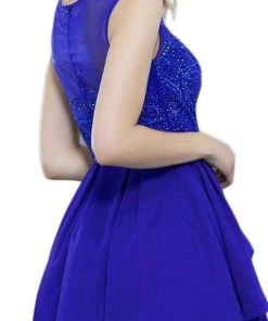 Cocktail Dresses Nox Anabel - 6356 Sleeveless Beaded Tiered A-line Cocktail Dress 11 Cocktail Dresses Nox Anabel - 6356 Sleeveless Beaded Tiered A-line Cocktail Dress