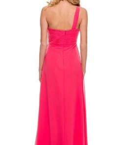 Nox Anabel - 7125 Long One Shoulder Dress 17 Nox Anabel - 7125 Long One Shoulder Dress