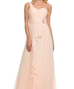 Nox Anabel - 7125 Long One Shoulder Dress 14 Nox Anabel - 7125 Long One Shoulder Dress