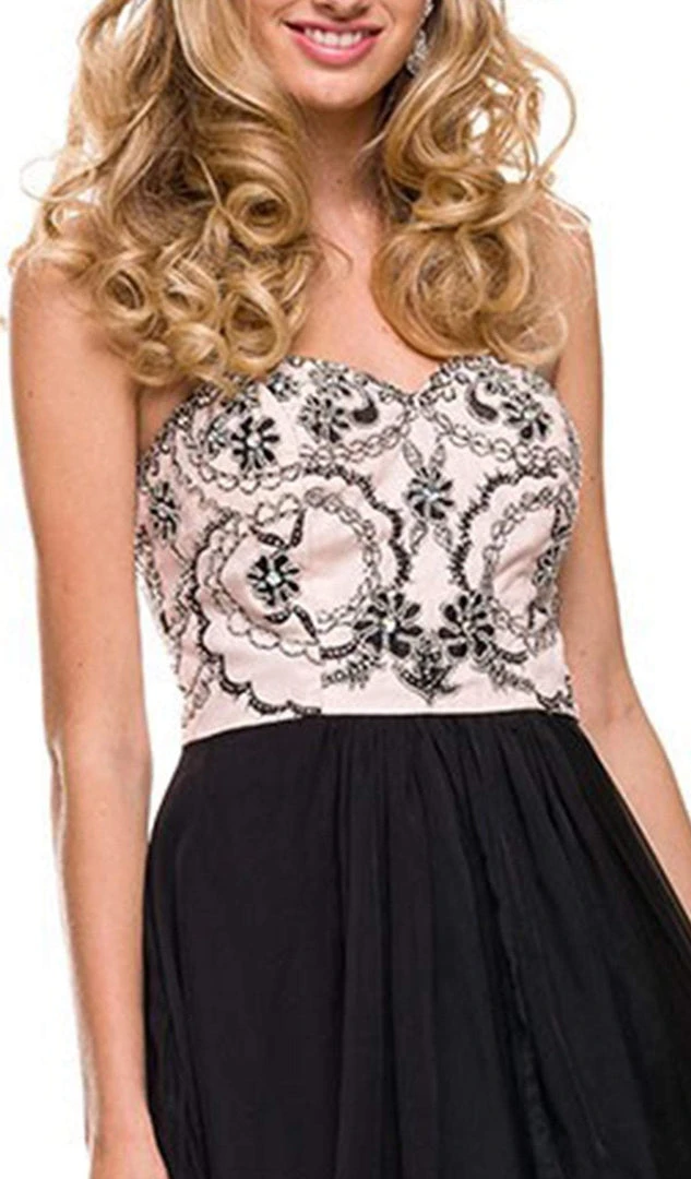 Nox Anabel - 8146 Strapless Sweetheart A-Line Dress 8 Nox Anabel - 8146 Strapless Sweetheart A-Line Dress