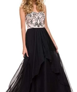 Nox Anabel - 8146 Strapless Sweetheart A-Line Dress 12 Nox Anabel - 8146 Strapless Sweetheart A-Line Dress