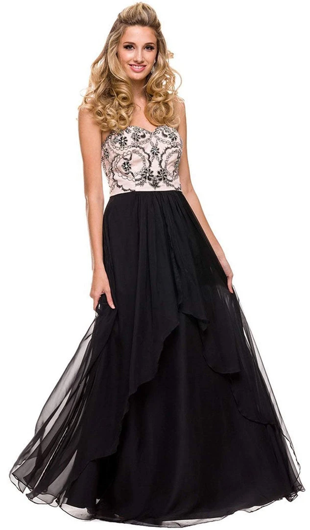 Nox Anabel - 8146 Strapless Sweetheart A-Line Dress 7 Nox Anabel - 8146 Strapless Sweetheart A-Line Dress