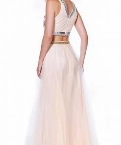 Nox Anabel - 8162 Two Piece Jeweled A-line Dress 12 Nox Anabel - 8162 Two Piece Jeweled A-line Dress