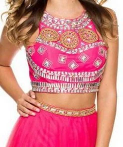 Nox Anabel - 8162 Two Piece Jeweled A-line Dress 11 Nox Anabel - 8162 Two Piece Jeweled A-line Dress