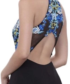 Formal Gowns Nox Anabel - 8375 Sleeveless Laced Halter Jersey Evening Dress 9 Formal Gowns Nox Anabel - 8375 Sleeveless Laced Halter Jersey Evening Dress