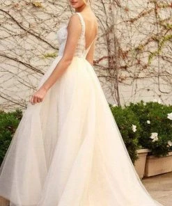 Nox Anabel - E474 Lace Applique A-Line Dress